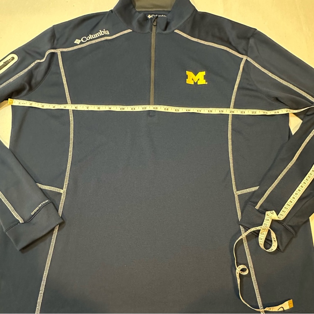University of Michigan Columbia Men's Dark Blue Performance Jacket Size XL - Picture 6 of 15